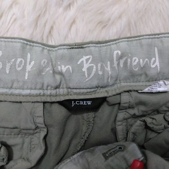 SOLD J. Crew | Broken In Boyfriend Shorts in Khaki - Picture 4 of 8